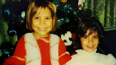 Eva Longoria en su infancia Eva Longoria en su infancia