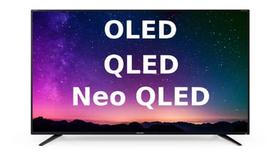 OLED, QLED, QLED verschil