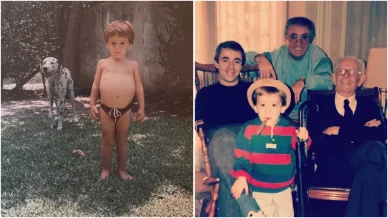 Miguel Granados en su infancia Miguel Granados en su infancia