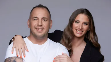 Széki Attila és Barnai Judit Curtis felesége