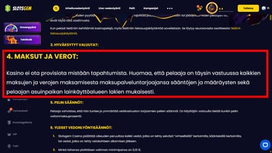 verovapaat slotsgem kasinot