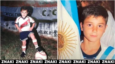 Julián Alvarez en su infancia Julián Alvarez en su infancia