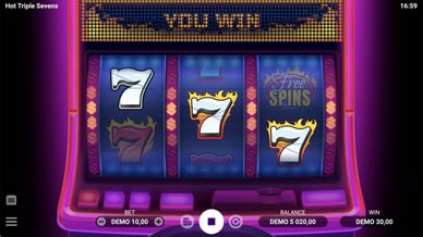 hot triple sevens