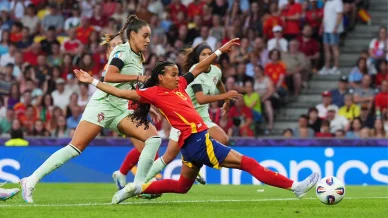 Vicky López en la selección española Vicky López en la selección española