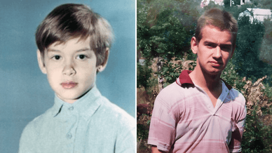 Архівні фотографії Євгена Кошового, шкільний портрет та фото Євгена у юнацькому віці