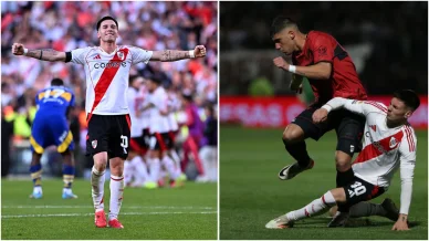 Franco Mastantuono en el River Plate Franco Mastantuono en el River Plate