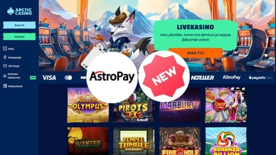 uudet AstroPay kasinot