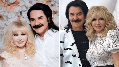 Народний артист України Павло Зібров разом зі своєю дружиною Мариною