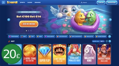 £20 deposit casinos