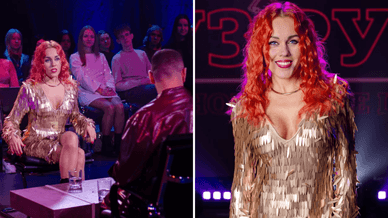 Олена Тополя під час новорічного концерту «МУЗРУМ»