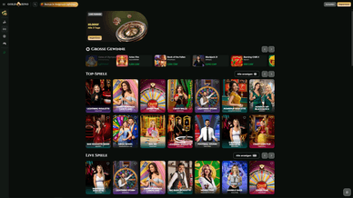 Goldzino Live-Spiele