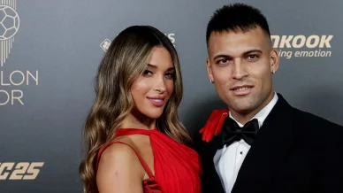 Lautaro Martínez y Agustina Gandolfo Lautaro Martínez y Agustina Gandolfo