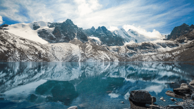 Одне з високогірних льодовикових озер