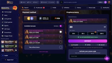 online casino payment options