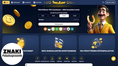 palautusprosentti casino