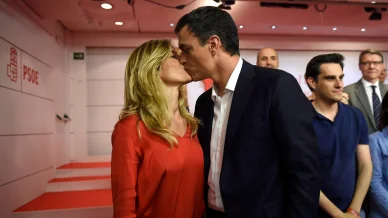 Begoña Gómez y Pedro Sánchez