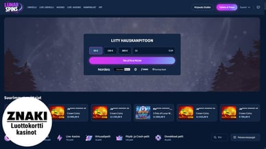 kasinot luottokortti