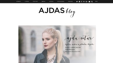 Ajda Sitar blog