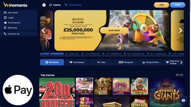 casino deposit with apple pay