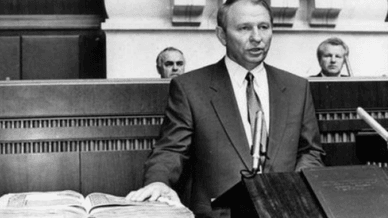 Кучма, складає присягу