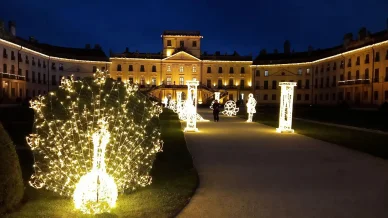 Fényjáték az Esterházy-kastélyban Esterházy kastély fénypark