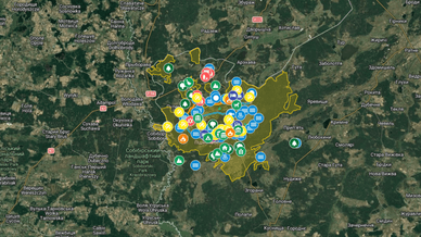 Інтерактивна карта Шацького НПП