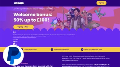 casino that uses paypal