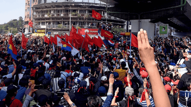 Масові протести в М'янмі