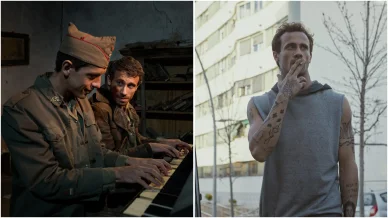 Oriol Pla durante el rodaje de películas Oriol Pla durante el rodaje de películas