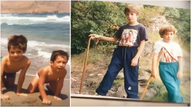 David Broncano en su infancia