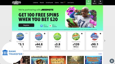 online casino with instant bank transfer