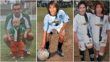 Lautaro Martínez en su infancia Lautaro Martínez en su infancia