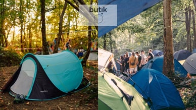 Butik festival kamp