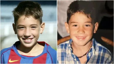 Héctor Bellerín en su infancia