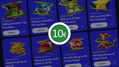 10 euro deposit bonus