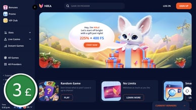 3 min deposit casino