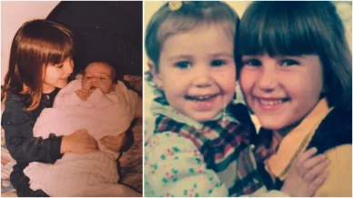 Claudia Salas en su infancia