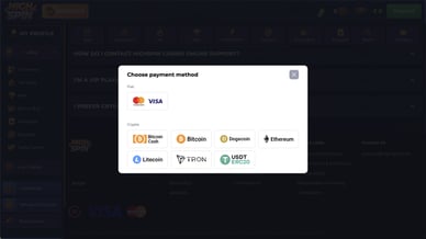 online casino payment methods
