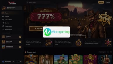 no deposit microgaming casino