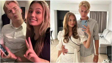 Lucas Bergvall och Mackenzie Medlock Lucas Bergvall och Mackenzie Medlock