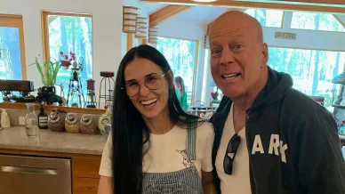 Bruce Willis con Demi Moore Demi Moore e Bruce Willis