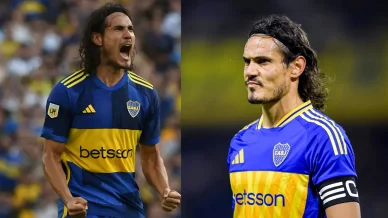 Edinson Cavani en Boca Juniors Edinson Cavani jugador de Boca Juniors