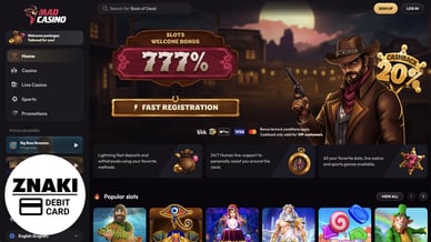 casino that accepts debit card