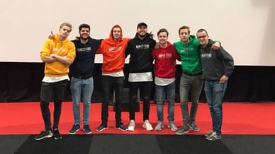 bankzitters groepsfoto