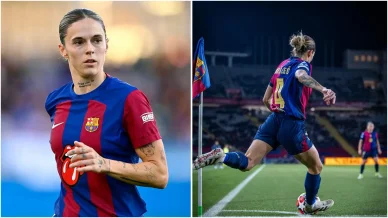 Mapi León en el F. C. Barcelona