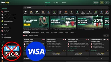 bet365 visa casino