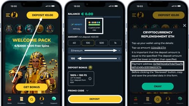 Ethereum casino deposit