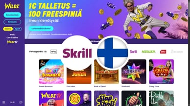 Skrill casino suomalaisille