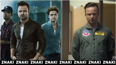 Aaron Paul durante el rodaje de películas Películas de Aaron Paul