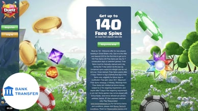 casino sites that accept fast bank transfer